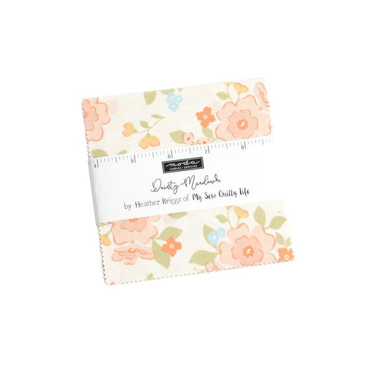 Dainty Meadow 5" Squares 42 pcs Assorted My Sew Quilty Life Moda Cotton Fabric MD-31740PP