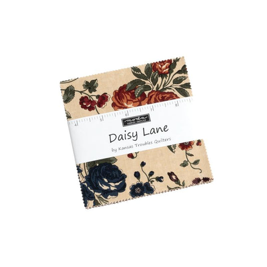 Daisy Lane 5" Squares Charm Pack Kansas Troubles Quilters Moda Cotton Fabric MD-9760PP