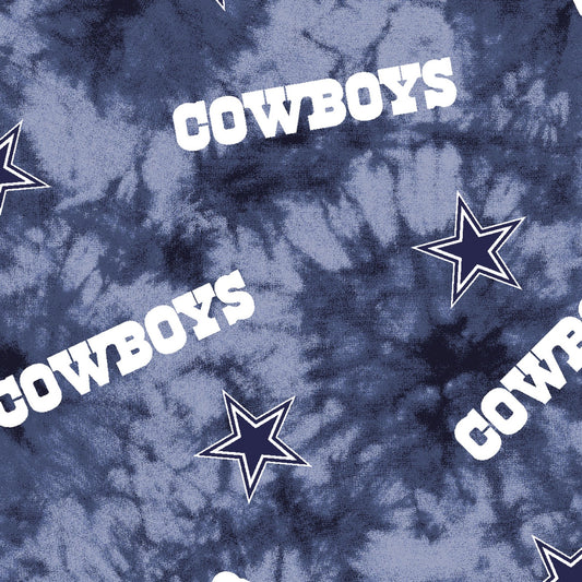 Dallas Cowboys NFL Football Canvas Tie Dye Fabric Traditions Cotton Fabric