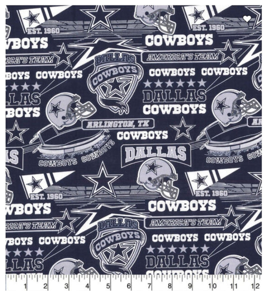 Dallas Cowboys NFL Football Stadium design Cotton Fabric