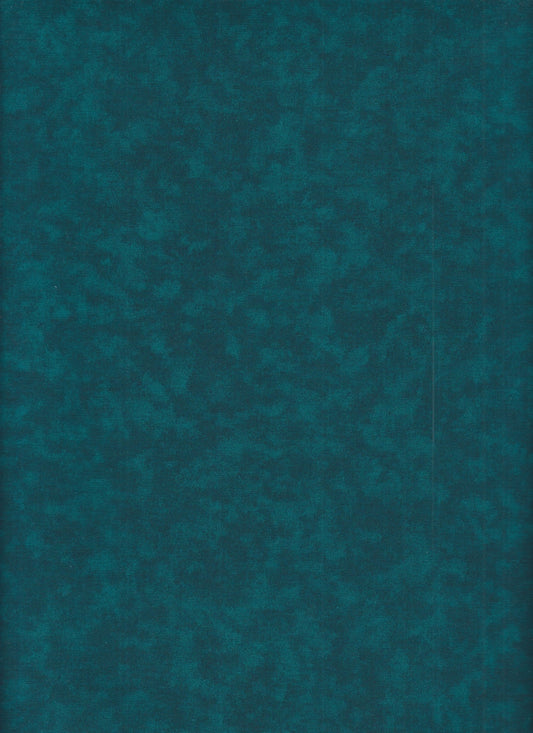 Suede Looking Marbled Texture Dark Turquoise Foust Textiles Cotton Fabric