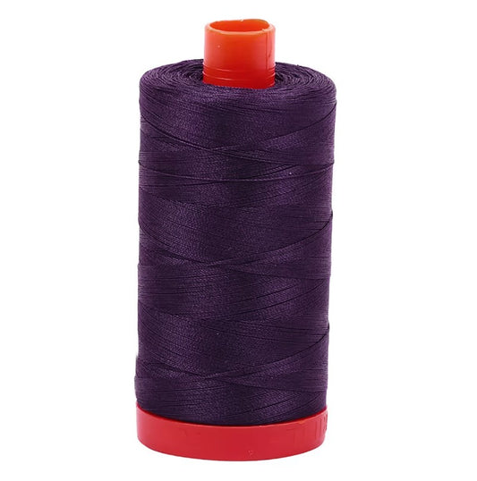 Dark Dusty Grape Purple Aurifil Cotton Quilting Thread Solid 50wt 1300m 1422yds Aurifil AF-A1050-2581