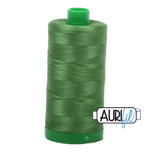 Dark Grass Green 40 wt 1094 yd Large Spool Aurifil Cotton Quilting Thread AF-MK40SC6-5018