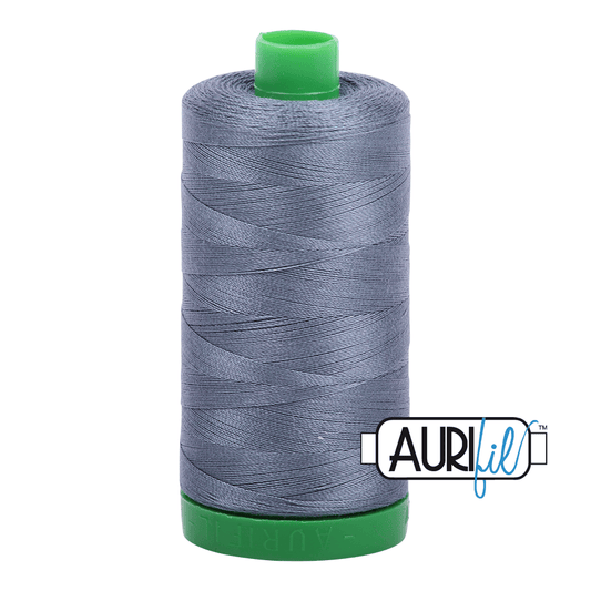 Dark Grey 40 wt 1094 yd Large Spool Aurifil Cotton Quilting Thread AF-MK40SC6-1246 USFS