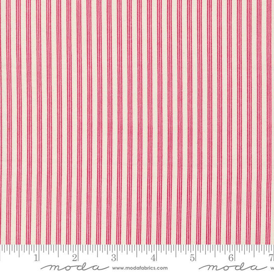 Dear Santa Stripes Snow White Primitive Gatherings Moda Cotton Fabric