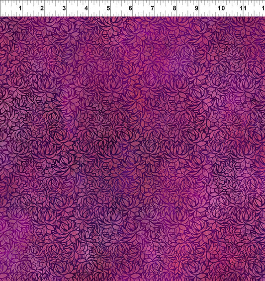 Dear Clara Bloom Enchant Tonal Blender Magenta Jason Yenter In The Beginning Cotton Fabric ITB-12DCL-2
