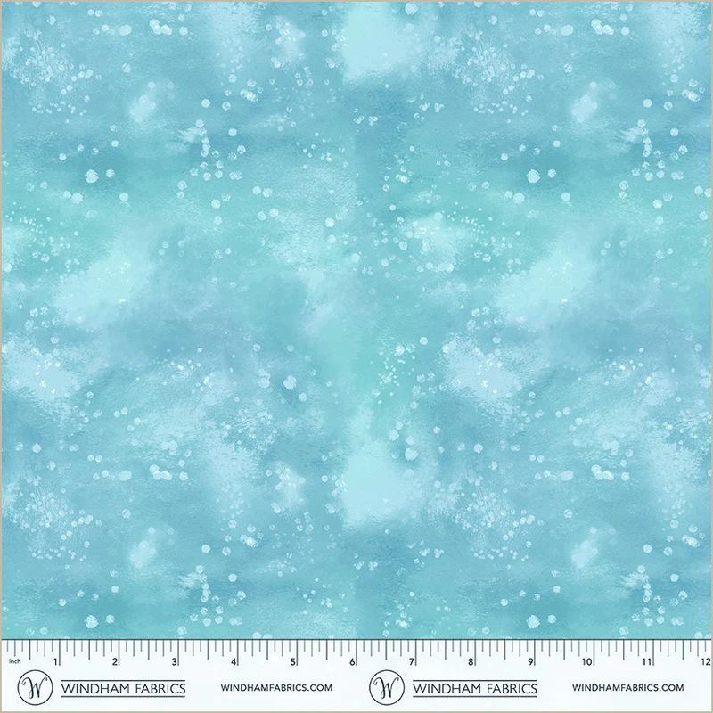 Deep Blue Underwater Aqua Katherine Quinn Windham Fabrics Cotton Fabric WF-55261D-3