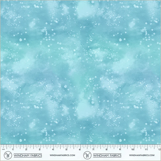 Deep Blue Underwater Aqua Katherine Quinn Windham Fabrics Cotton Fabric WF-55261D-3
