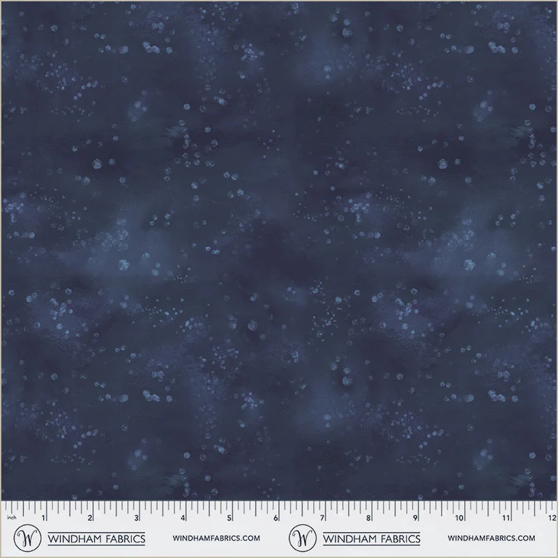 Deep Blue Underwater Deep Blue Katherine Quinn Windham Fabrics Cotton Fabric WF-55261D-1