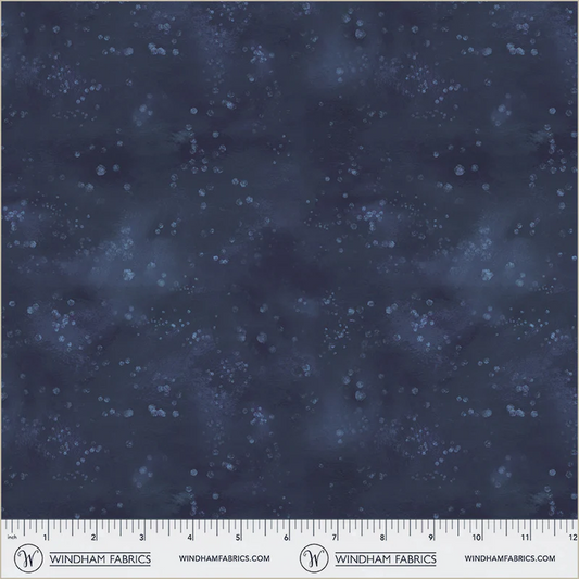 Deep Blue Underwater Deep Blue Katherine Quinn Windham Fabrics Cotton Fabric WF-55261D-1