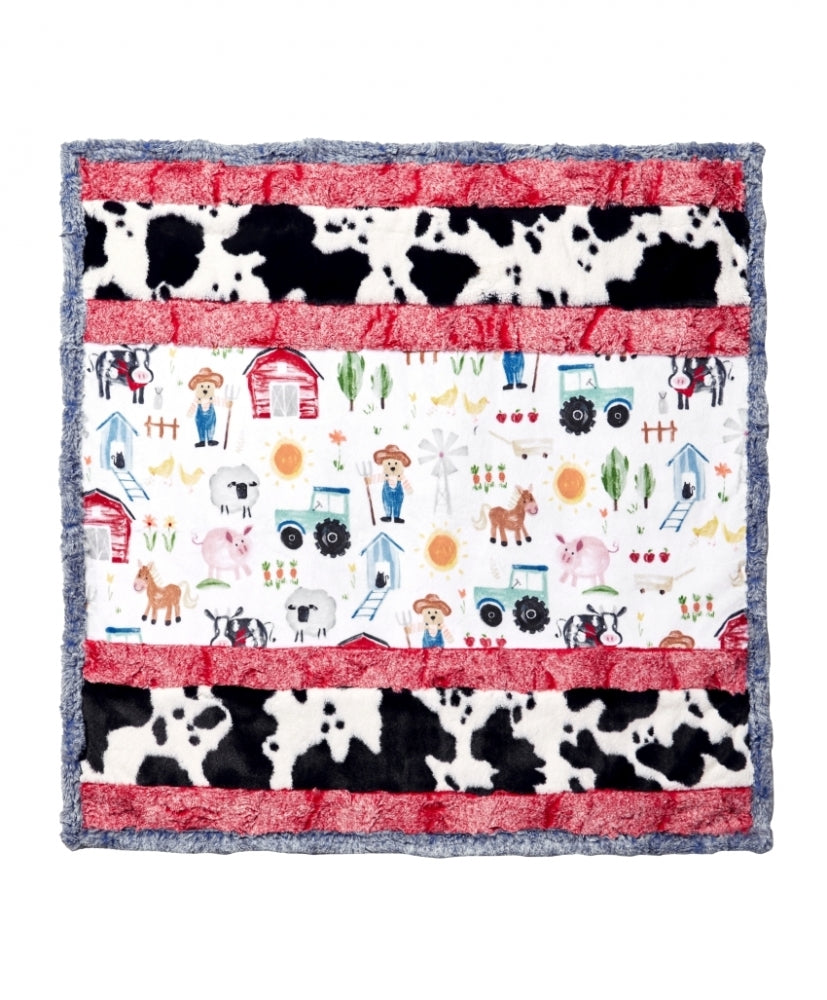 Deja-Moo Wee One Cuddle Kit 27" x 27" Shannon Fabrics 100% Polyester SF-ckweeonesdejamoo