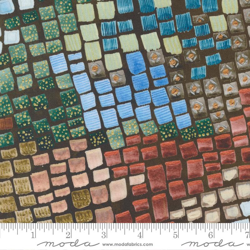 Desert Oasis Tipping the Scales Earth Brown Create Joy Project Moda Cotton Fabric