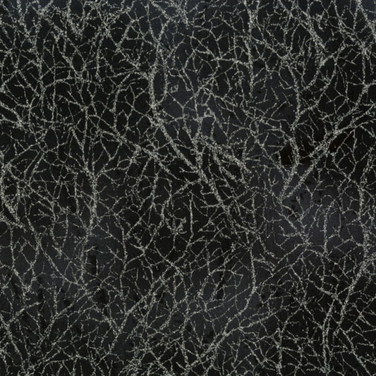 Diamond Dust Black Silver Metallic Whistler Studios Windham Cotton Fabric