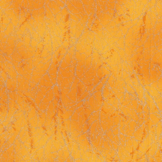 Diamond Dust in Honey Yellow Silver Metallic Whistler Studios Windham Cotton Fabric