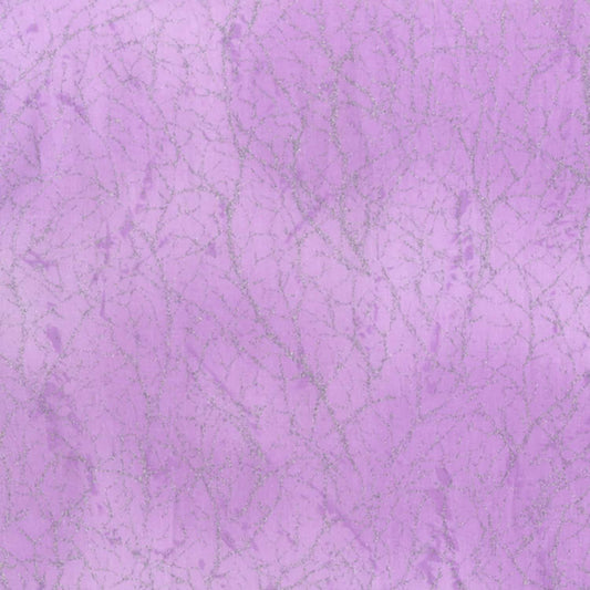 Diamond Dust Purple Silver Metallic Whistler Studios Windham Cotton Fabric