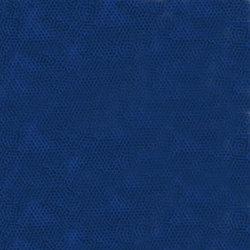 Dimples Tonal Blender Deep Cerulean Blue Gail Kessler Andover Cotton Fabric