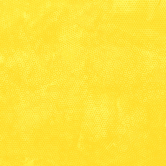 Dimples Tonal Blender Golden Yellow Gail Kessler Andover Cotton Fabric