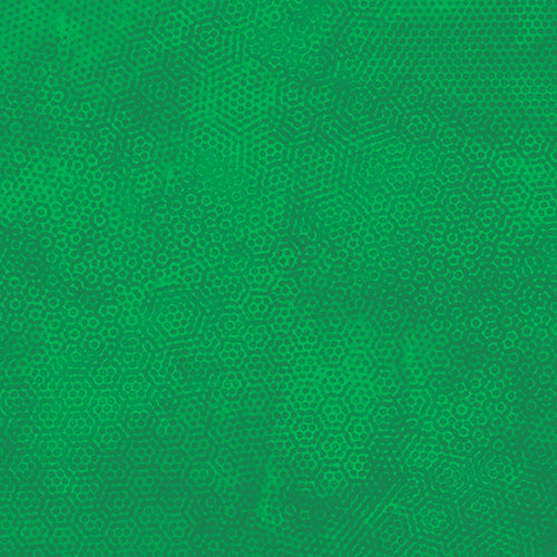 Dimples Tonal Blender Kelly Green Gail Kessler Andover Cotton Fabric