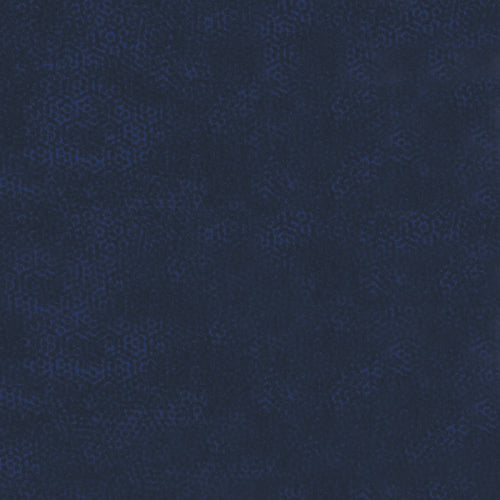 Dimples Tonal Blender Midnight Hour Blue Gail Kessler Andover Cotton Fabric