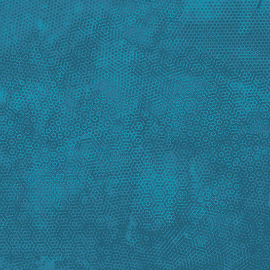 Dimples Tonal Blender Grand Colonial Peacock Blue Gail Kessler Andover Fabrics Cotton Fabric AF-A-1867-T20