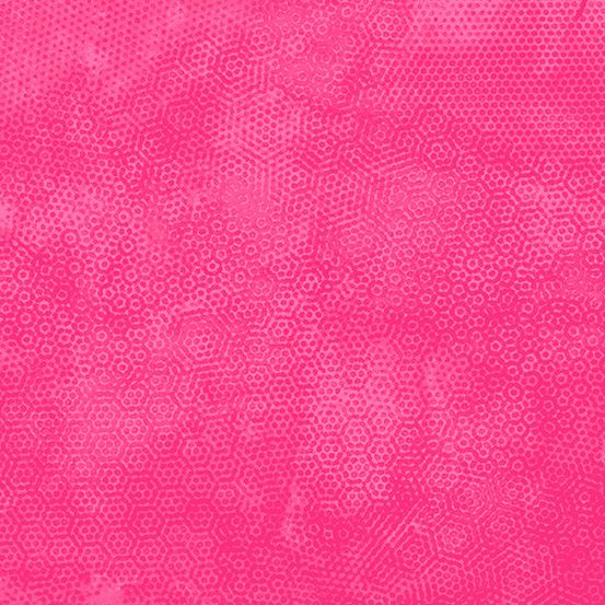 Dimples Tonal Blender Scorching Pink Gail Kessler Andover Cotton Fabric