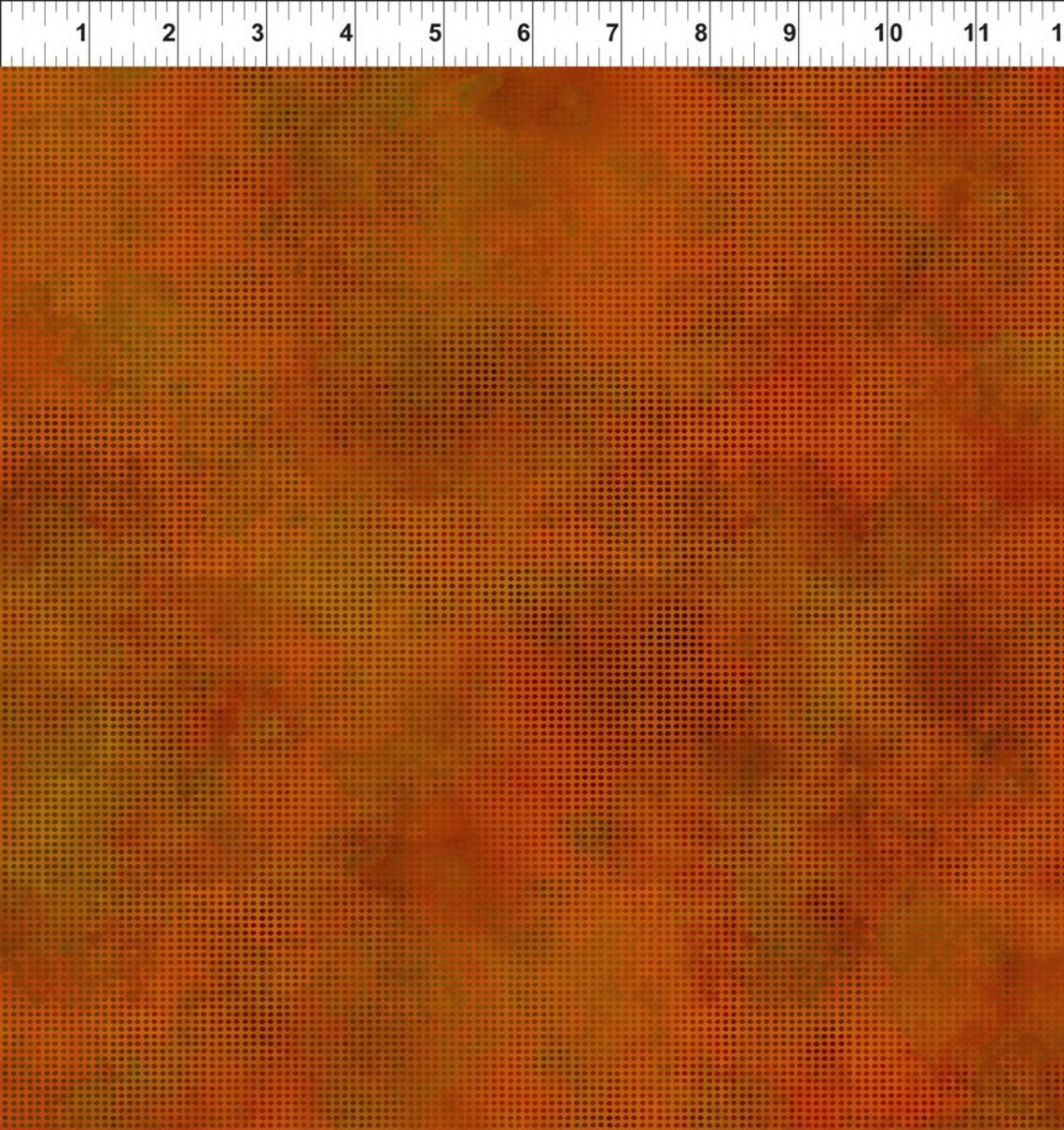 Dit Dot Evolution Pumpkin Jason Yenter In The Beginning Cotton Fabric ITB-1DDE-14