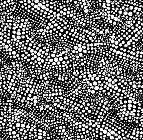 Dot to Dot 118" Wide Backing Allover Dots Black and White Chelsea DesignWorks Studio E Cotton Fabric