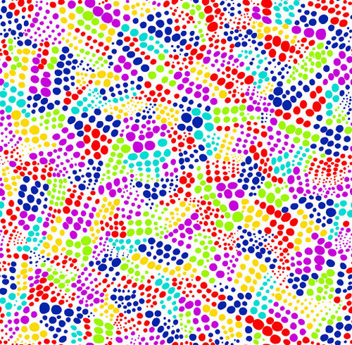 Dot to Dot 118" Wide Backing Allover Dots Multi Chelsea DesignWorks Studio E Cotton Fabric