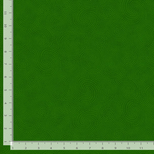 Christmas Cheer Dotty Spiral Blender Green Timeless Treasures Cotton Fabric TT-TWIRL-CD3890-GREEN