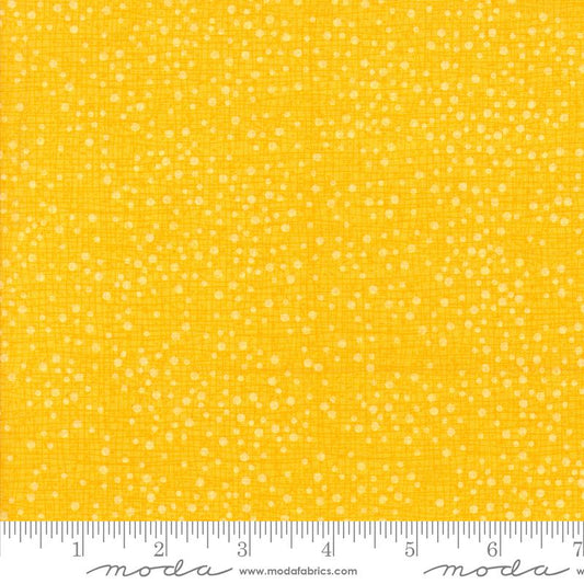 Dotty Thatched Dots Texture Sunshine Yellow Robin Pickens Moda Cotton Fabric MD-48715-227