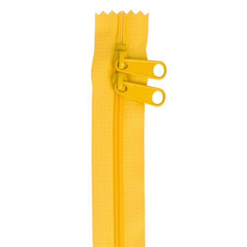 Double Slide Zipper Dandelion Yellow By Annie's 30 inches