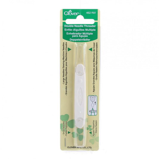 Double Needle Threader Clover Needlecraft