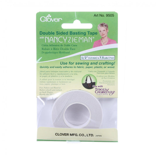 Double Sided Basting Tape 1.5" x 7.5yds Nancy Zieman Clover Needlecraft