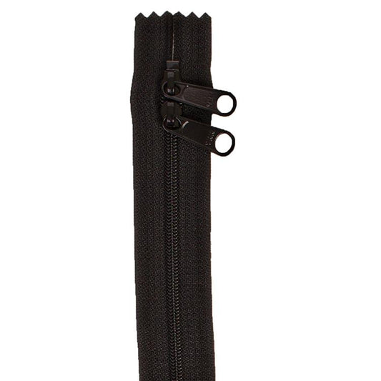 Double Slide 40" Zipper Black Pattern By Annie's BYA-ZIP40-105