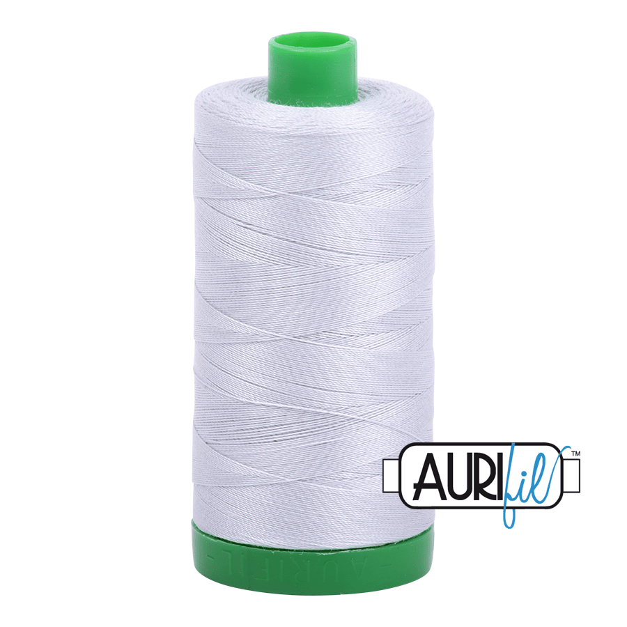 Dove Light Grey 40 wt 1094 yd Large Spool Aurifil  Cotton Quilting Thread AF-MK40SC6-2600