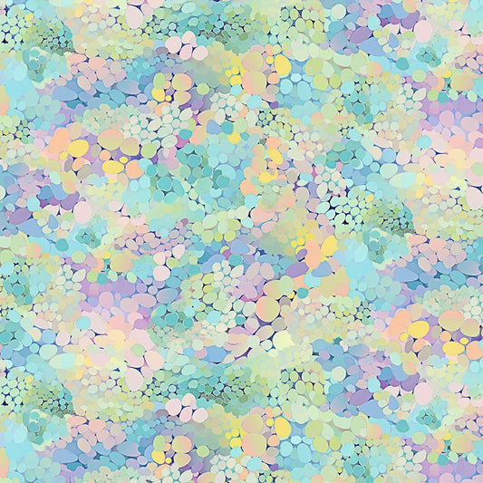 Dragonfly Illusion Pastel Dot Geo Multi Timeless Treasures Cotton Fabric