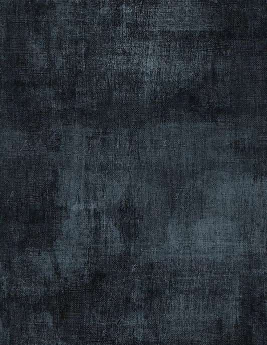 Dry Brush Blue Black Danhui Nai Wilmington Prints Cotton Fabric