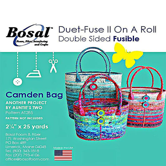 Bosal Duet Fuse II Camden Bags on a Roll Double Sided Fusible Batting