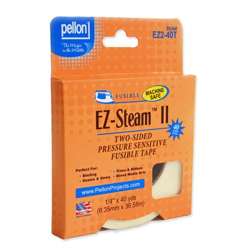 EZ Steam II Tape 1/4" x 40yds Two Sided Pressure Sensitive Fusible Tape Pellon-EZ2-40T