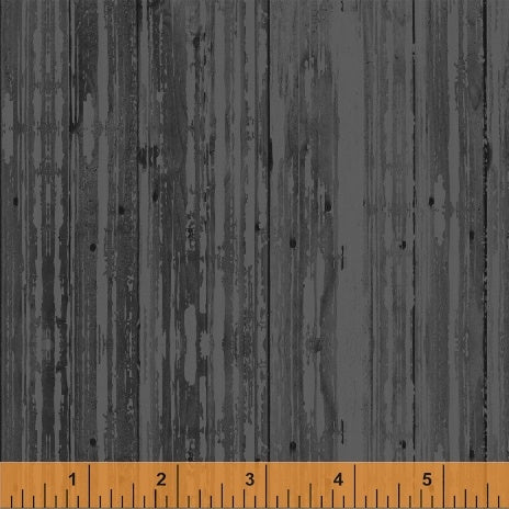 Early Bird Wood Texture Black Whistler Studios Windham Cotton Fabric