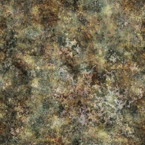 Earthscapes Texture Olive Green Dan Morris Quilting Treasures Cotton Fabrics