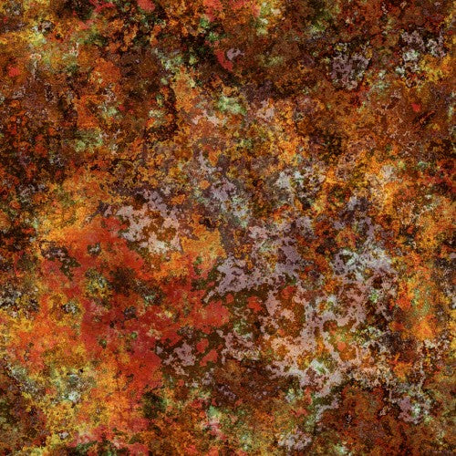 Earthscapes Texture Orange Rust Dan Morris Quilting Treasures Cotton Fabrics