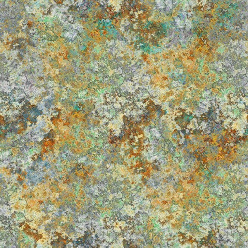 Earthscapes Texture Rust Green Dan Morris Quilting Treasures Cotton Fabrics