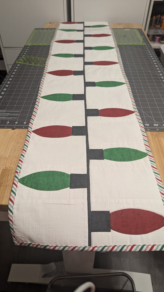 Holiday Table Runner Kit Sewing with Kristene YOU MUST HAVE THE QCR MINI RULER FOR THIS PROJECT