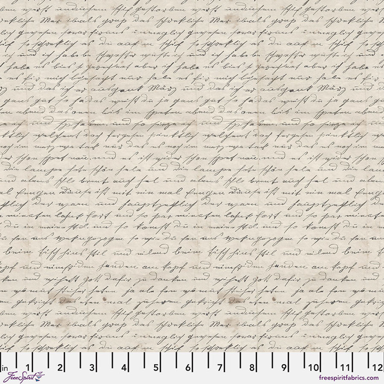 Eclectic Elements Charcoal Palette Handwriting Charcoal Tim Holtz Free Spirit Cotton Fabric FS-PWTH318.CHARCOAL