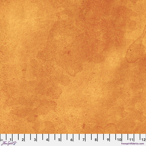 Eclectic Elements Orange Palette Vintage Orange Tim Holtz Free Spirit Cotton Fabric  in Orange designed by Tim Holtz for Free Spirit 44 inches wide 100% Cotton Quilting Fabric FS-PWTH239.Orange