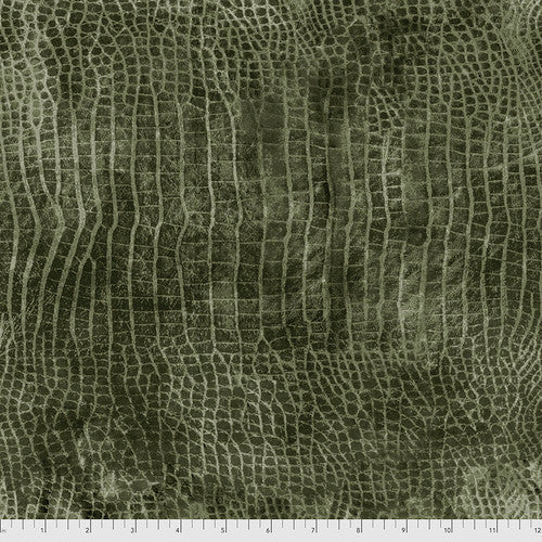 Eclectic Elements Worn Croc Bayou Tim Holtz Free Spirit Cotton Fabric FS-PWTH020.BAYOU