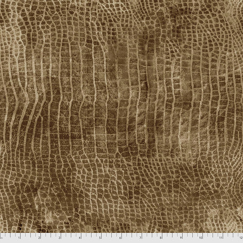 Eclectic Elements Worn Croc Murky Tim Holtz Free Spirit Cotton Fabric FS-PWTH020.MURKY