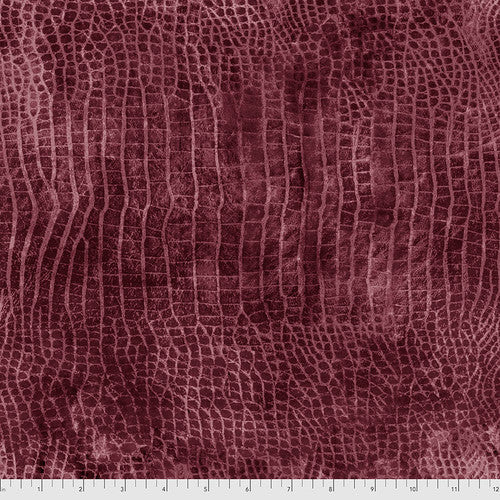 Eclectic Elements Worn Croc Wildberry Tim Holtz Free Spirit Cotton Fabric FS-PWTH020.WILDBERRY