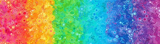 Effervescence in Rainbow Gradation by Amelia Caruso for Robert Kaufman 44 inches wide 100% Cotton Quilting Fabric RK-17061-263